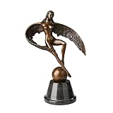 PAREKS Statuen Dekor Abstrakte Engel Bronze Statue Mythos Sonnenschein Skulptur Figur