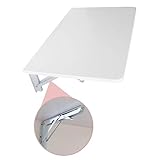 Klappbarer Wandtisch, an der Wand montierter Esstisch, robuster Seitenwand-Klapptisch mit Metallstütze, platzsparender schwebender Schreibtisch für Badezimmer, Küche, kleine Wohnung ( Size : L110xW60c