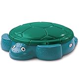 Little Tikes Schildkröte Sandkasten für den Garten. Sicheres & tragbares Sommerspielzeug, Planschbecken und Aufbewahrungsbox. Fördert Kreatives Spielen. Gartenspielzeug für Kinder ab 12 Monaten