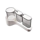 osiuujkw Fönhalter Wandmontiertes Gebläse Lagerregal Wohnheim Waschraum Badezimmer Toilette Schlafzimmer Dusche Organizer Regal, Grau