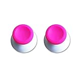 XSS XSX Custom Joystick Caps Thumbsticks Covers Pink & Weiß Pack 2 Ersatz Original, Kompatibel mit Xbox Serie S/X Wireless Controllern, New DIY Analog Joy Stick Thumb Toppers