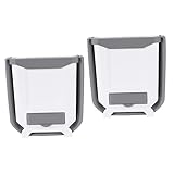 Yardwe 2 Stück Mülleimer Zusammenklappbarer Aufbewahrungsbehälter Müllkorb Auto-Mülleimer Wand-Mülleimer Büro-Mülleimer Küchen-Mülleimer Kunststoff-Abfallkorb Mülltonne