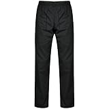 PALLTEX Carlo Kochhose Herren Kochhose Herren Kochhosen für Männer und Damen Bäckerhose mit elastischer Bund mit ​Tunnelzug (Schwarz, L)