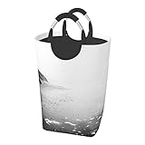 Wäschekorb, nautischer Strand, Himmel, Surfer, Muster, Thema, Ozean, Wäschekorb, Tasche, zusammenklappbarer Organizer-Behälter mit Griffen, schmutziger Korb