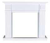 Classic Fire Da Vinci Kamineinfassung Weiß, Holz, 110 x 96 x 36 cm