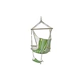 Hängesessel Schaukelstuhl Home Living Hängematte Schaukel Hängemattenstuhl – Vielseitig – Hängt drinnen oder draußen, belastbar bis zu 120 kg, 100 x 56 cm