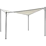 Eleganter Gartenpavillon Schmetterling Butterfly Pavillon Sonnensegel 4x4 Meter 16m² Dach, UV30+ Modell: Paros von AS-S