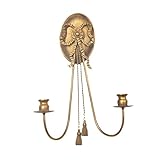 kerzenständer Kerzen Vintage Romantic Bow Candlestick Kerzenhalter an der Wand Wandleuchter aus Eisen Kerzen Halter