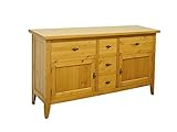 Sideboard im antiken Stil | Highboard TV-Anrichte | 2-türig 5 Schubladen | B: 170 cm (11041)