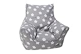 KNORRTOYS.COM 68211 Knorrtoys 68211-Kindersitzsack-Stars White Kindersitzsack