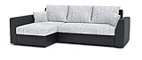 Ecksofa Paul mit Schlaffunktion! Best ECKSOFA! Eckcouch mit Bettkasten! (Lawa 09 + Soft 11)