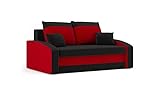 Sofini Sofa Hewlet mit Schlaffunktion! Best Schlafsofa! 2- Sitzer Sofa,Schlafsofa schlaffunktion und Bettkasten (Haiti 17+ Haiti 18), sofahewlet_dostawa, Breite: 152cm, Tiefe: 90 cm, Höhe: 72 cm