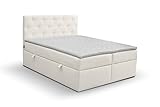 maison de reve Boxspringbett, Ecru, 120x200