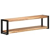 UTUMAX Möbel TV Schrank 150x30x40cm Größe Akazie Massivholz