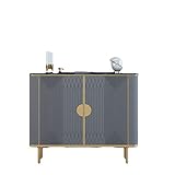 ENtele Schuhschrank Schuhschrank Eingang Eingangsschrank Haushalt große Kapazität Lagerhalle Schrank einfache Trennwand Sideboard Schuhregal (Color : Grijs, Size : 120x30x90CM)