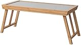 XIBANY Couchtisch, Beistelltisch, Holz, Teetisch, Bett, industriell, zusammenklappbar, Aufbewahrungstisch, Schlafzimmer, Wohnzimmer, Büro, Outdoor, Campingtisch, Kleiner Couchtisch, Beistelltisch,