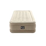 Intex Twin Ultra Plush Airbed With Fiber-Tech Bip, Beige, 191 x 99 x 46 cm