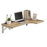 DITUDO Klapptisch Mit Wand Montierter Esstisch Mit Wandtisch Workbench Küche Wandmontierter Tisch Computertisch Wandtisch Schreibtisch Ecke/100 * 70