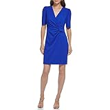 DKNY Damen Dd3a120a-irs-4 Tunika-Shirt, iris, 4