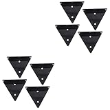 Cabilock 8 Sets Regalhalterung Glas Wandregal Metall Wandregal Wandmontiertes Regal Wandregalhalterungen Metallregalhalterungen Verstellbare Regalhalterungen Wandregalhalterung