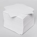 Prägeservietten 1 lagig - 4500 Stück - 1/4 Falz - 33x33 cm - weiß - Zellstoff - Papierservietten - Mundabwischtuch - Napkins - Tissue - Bistro - Gastro - Imbiss - Partyzubehör