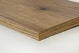 Schreibtischplatte 140x80 aus Holz DIY Schreibtisch direkt vom Hersteller vielseitig einsetzbar - Tischplatte Arbeitsplatte Werkbankplatte mit 125kg Belastbarkeit & Kratzfestigkeit - Sunshine Eiche