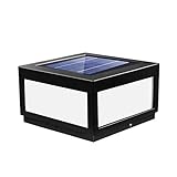 SHUANGZ Solar-Gartensäulenleuchte Für Den Außenbereich LED-Pfostenleuchte Für Den Außenbereich, Pfostenkappenleuchten Pier Mount Vintage Postlampe 60W E26 Postlaterne Für Garten, Pfosten,