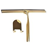 xzmnxzzme Duschabzieher Edelstahl Glas Fenster Rakel Anti-Rutsch Klingengriff für Badezimmer Tür Spiegel Auto Glas Dusche Rakel