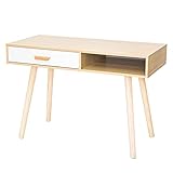 GRFIT Arbeitstisch Nordic Computer Schreibtisch Modern Minimalistische Schreibtisch Holzuntersuchungsschalter Kleine Wohnung Multifunktionsuntersuchungsschreibtisch Büro Tisch Schreibtisch