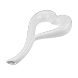 Warmhm 1 Stück Hochzeits-Mittelstücke Für Tische Blumendekor Pflanzendekorationen Herzförmige Bodenvase Moderne Vasenbehälter Kunsthandwerk Blumenarrangement Trockenblumen Weiße