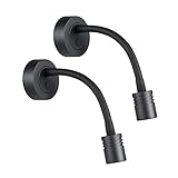 Obeaming LED Leselampe 12V Dimmbar Wohnmobil Flexible Schwanenhals mit USB Wandlampe Bettseite 2 Stück DC 12V-24V Spot Augenpflege Wandmontage für Boot Wohnwagen Yacht Innenbeleuchtung