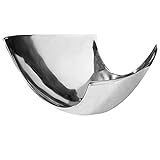 Riess Ambiente Design Accessoire Alu Schale Abstract 35 cm Obstschale Aufbewahrung Schüssel Aluminium Dekoschale