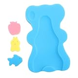 Toyvian 1 Set Badeschwammauflage Babybadekissen Rutschfeste Badematte Rutschfeste Duschmatte Babybadewanne Entzückende Schwammauflage Babywannen Für Kleinkinder Baby-Wassermatte