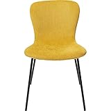 Kare Gerda Gelb Stuhl, Metall, 78 x 46 x 54 cm