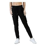 ONLY Damen Elegante Stoffhose | Poptrash Paperback Stretch Pants | Tunnelzug & Gürtelschlaufen ONLPOPTRASH, Farben:Schwarz, Größe:L / 30L