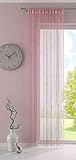 Gardinenbox Fadengardine, Tunneldurchzug, HxB 250x140, Altrosa, 20303