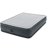 Intex Queen Comfort-Plush Dura-Beam Airbed with Built-in Electric Pump #64414NP