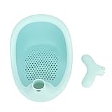 Kleinkind-Ausstellungsstuhl, Kleinkind-Badewannensitz, Rutschfest, Sicheres Liegen für Neugeborene für das Badezimmer (Grün)