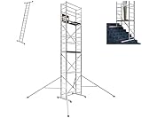 ALTEC AluCombine® 4.0-700 | 7m | Alu Fahrgerüst mit 4 bremsb. Lenkrollen & Ausleger | EN131 | Baugerüst Rollgerüst Montagegerüst Anlegeleiter | Treppengerüst