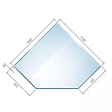 raik B40002 Raik Kamin Glasplatte Diamant inkl. Facette