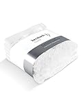 herzbach home Seiftuch 3er Set 30 x 30 cm – Hochwertige, weiche & saugstarke Mini-Handtücher in Premium-Qualität – 100% natürliche Baumwolle (Weiss)