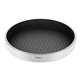 Turntable Organizer, 10 Inch Stainless Steel Spice Organizer,360 Perfume Organizer, Versatile Design Rotatable Makeup Tray, Non-Slip Lazy Organizer for Kitchen, Cabinet, Bathroom