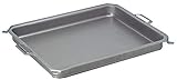 BSR-Grillen Edelstahlstahlpfanne für 3-flammigen Gasgrill | Grillpfanne | hochwertige Edelstahl-Pfanne | Wanne ca. 60 x 45 cm | 6 cm tief | massive Ausführung | ideal zum grillen und braten