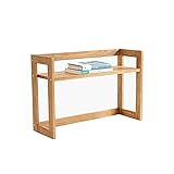 AOKLEY Bücherregal Bücherregal Holz Aufbewahrungsgestelle Büro Desktop Datei Rack Display Rack Haushalt Kleiner Bücherregal Kleiner Bücherregal 18,75 Zoll hoch Aufbewahrungsregal (Color : A)