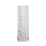 Modern Vasen für Blumen Tabelle Moderne Harzvase Transparent Hammer Muster Dekorative Vasen Wohnzimmer Dekoration Schreibtisch Blume Anordnung Zubehör Schlafzimmer Büro (Size : 29cm)