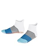 FALKE Unisex Kinder Hausschuhe Colour Block, Baumwolle, 1 Paar, Weiß (White 2000), 31-34