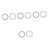 UPKOCH 8 Stück Press-Frische-Deckel Lebensmittelabdeckungen Für Mikrowelle Silikon-Schüsselabdeckungen Schüssel-Ersatz-Tellerverpackung Picknick-Lebensmittelabdeckung Luftdichte