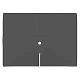 paramondo Sonnenschirm Bespannung für parapenda Ampelschirm 4 x 3 m rechteckig, mit Schirmbelüftung, Waschbar, Grau