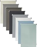 Deco4Me Seitenzugrollo ohne Bohren - 80 x 160 cm, Mint - blickdichte Rollos für Fenster ohne Bohren - Innenrollo zum Klemmen - Sichtschutz Rollo Sonnenschutz - Stoffbreite 76 cm