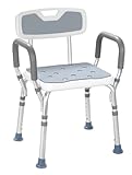 Akriva Komfort-Duschsitz - höhenverstellbar - rutschfest - stabil - komfortabel - Badhocker - Duschsitz (Komfort Plus)